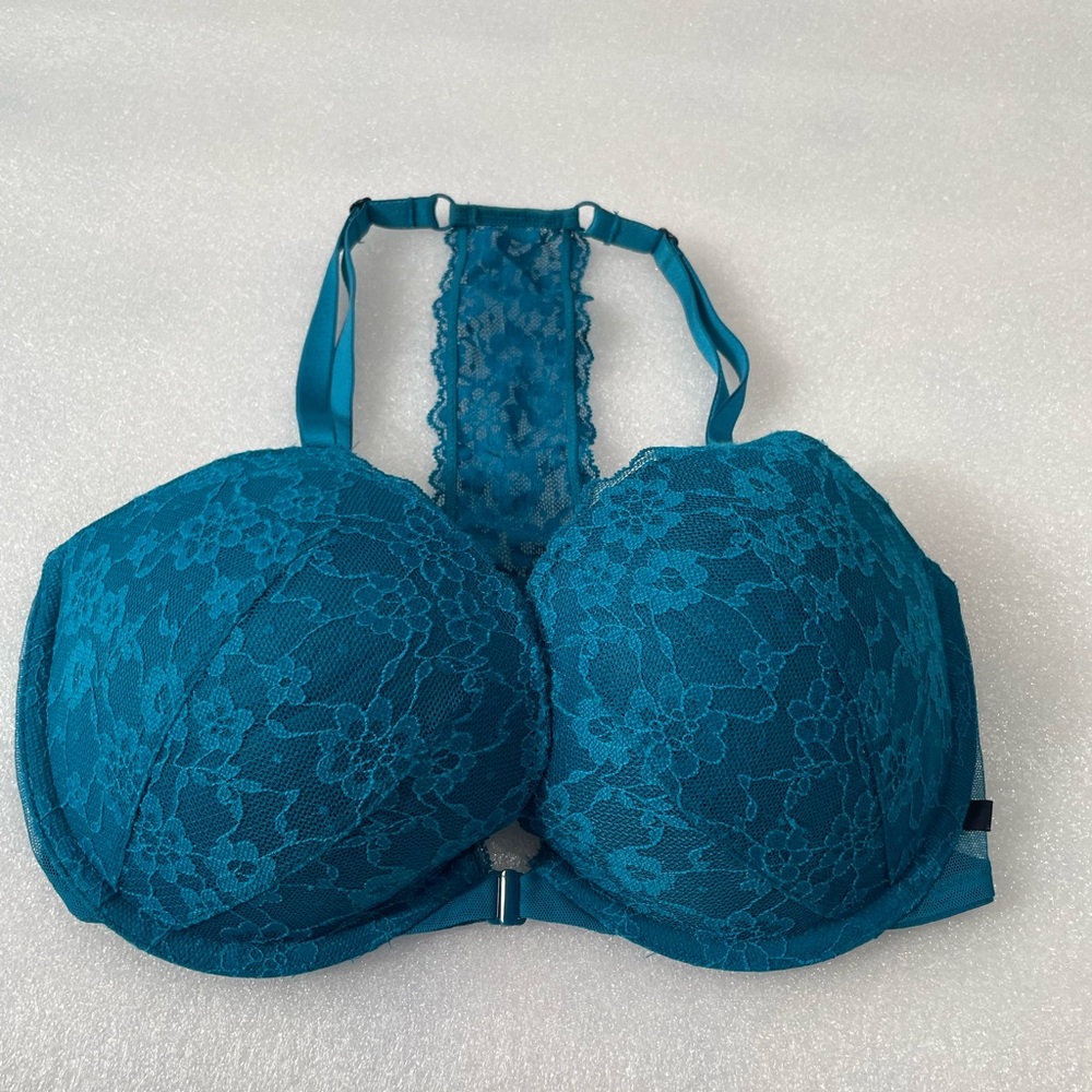 Victoria's Secret Deep Teal Lace Bra